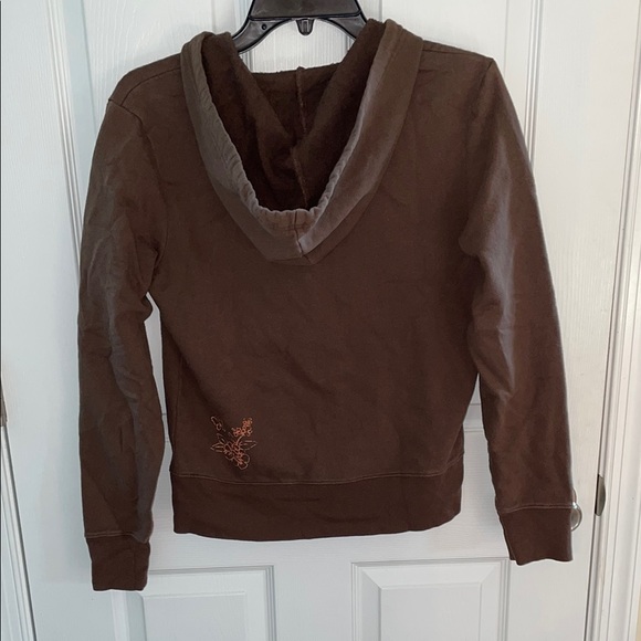 Aeropostale Brown and Orange Hoodie - Picture 4 of 5